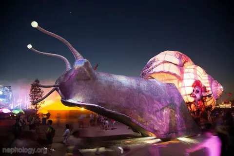 Image from the project source for Helix Poeticus (Coachella Snail)