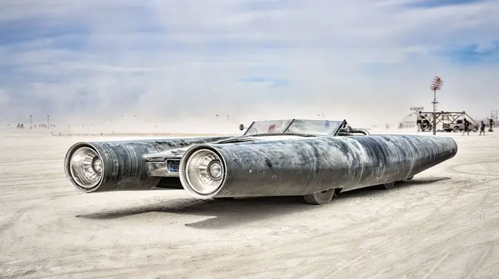 Verified artwork image for Rocket Car