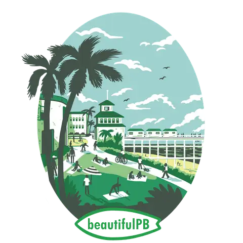 Organizer logo for beautifulPB Coastal Gateway in-street mural, Mission Bay Park
