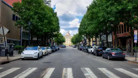 Verified project-site image for Fayetteville Street streetscape artworks